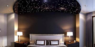 Потолок звездное небо в спальню 12 кв.м