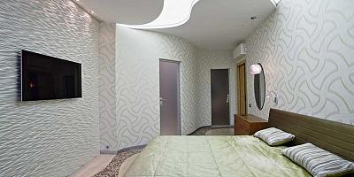 Светопроводящий потолок в спальню на 10 квадратов
